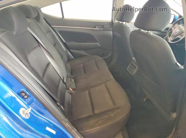 KMHD84LF0HU242918 2017 HYUNDAI ELANTRA Blue Vista de los asientos traseros