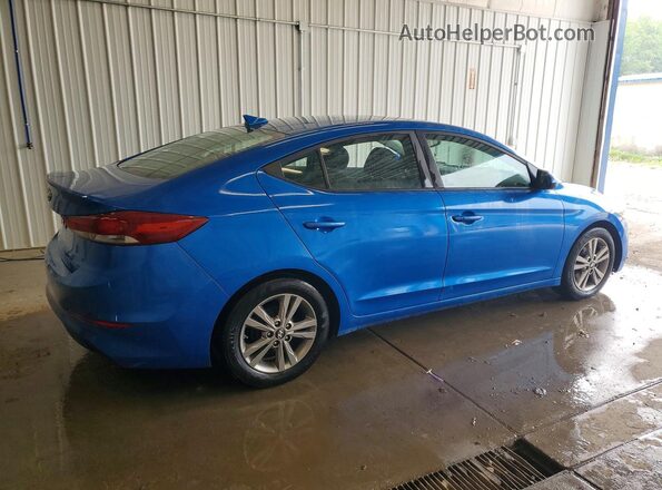 KMHD84LF0HU242918 2017 HYUNDAI ELANTRA Blue Trasero derecho