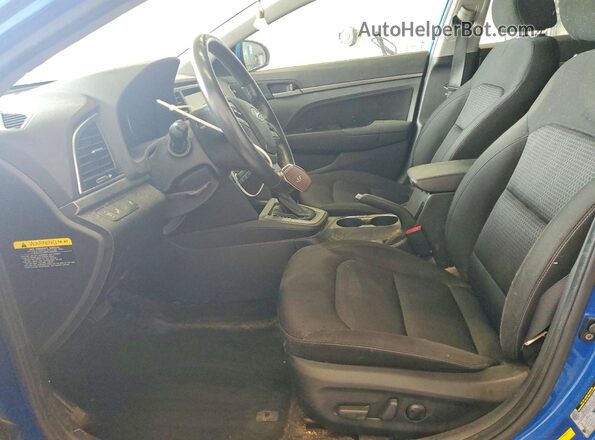 KMHD84LF0HU242918 2017 HYUNDAI ELANTRA Blue Vista interior delantera
