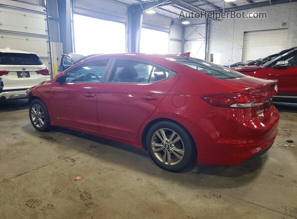 KMHD84LF0HU250176 2017 HYUNDAI ELANTRA Красный Задняя левая четверть