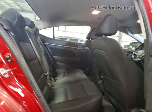 KMHD84LF0HU250176 2017 HYUNDAI ELANTRA Красный Вид задних сидений