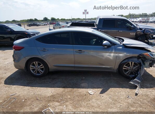 KMHD84LF0HU425168 2017 HYUNDAI ELANTRA Gray Vista interior trasera