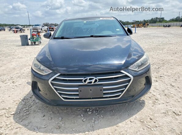 KMHD84LF0HU428331 2017 HYUNDAI ELANTRA Black Vista frontal