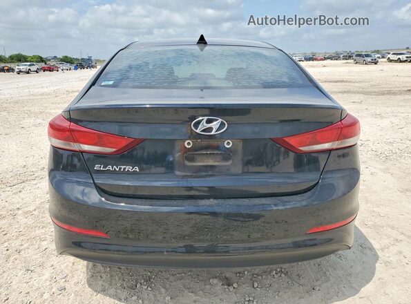 KMHD84LF0HU428331 2017 HYUNDAI ELANTRA Black Vista trasera