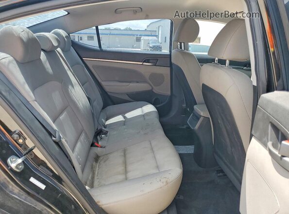 KMHD84LF0HU428331 2017 HYUNDAI ELANTRA Black Vista de los asientos traseros