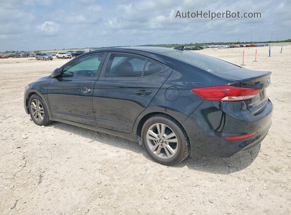 KMHD84LF0HU428331 2017 HYUNDAI ELANTRA Black Trasero izquierdo