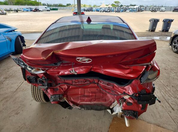 KMHD84LF0JU470021 2018 HYUNDAI ELANTRA Red Vista trasera