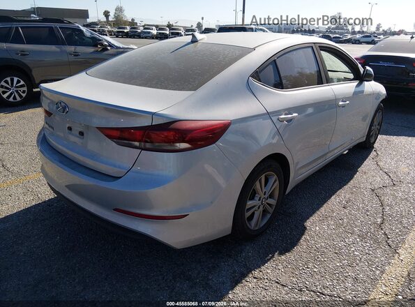 KMHD84LF0JU499843 2018 HYUNDAI ELANTRA Серебряный Задняя правая четверть