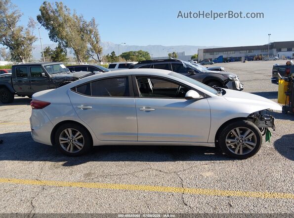 KMHD84LF0JU499843 2018 HYUNDAI ELANTRA Серебряный Панорамный вид салона 360°