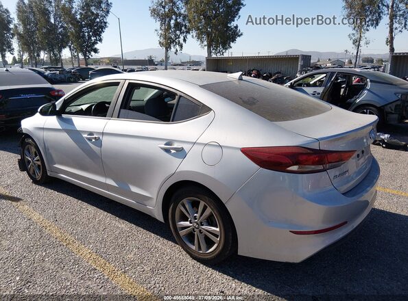 KMHD84LF0JU499843 2018 HYUNDAI ELANTRA Серебряный Задняя левая четверть