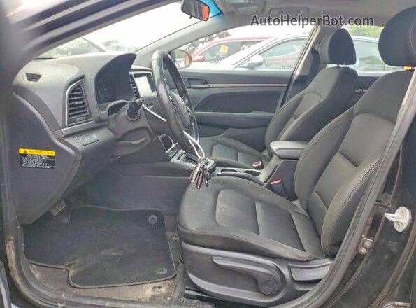 KMHD84LF0JU616871 2018 HYUNDAI ELANTRA Black Սալոնի դիմացի տեսք