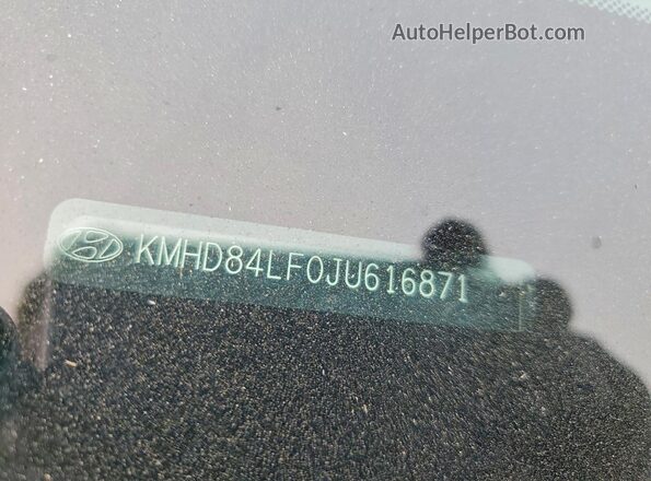 KMHD84LF0JU616871 2018 HYUNDAI ELANTRA Black Շարժիչի բաժամունքի տեսք