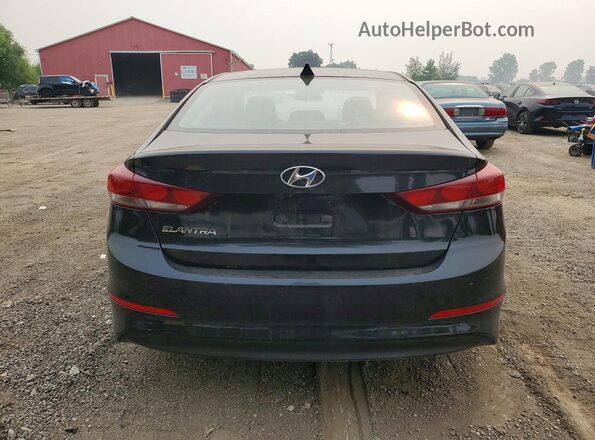 KMHD84LF0JU616871 2018 HYUNDAI ELANTRA Black Հետևի տեսք
