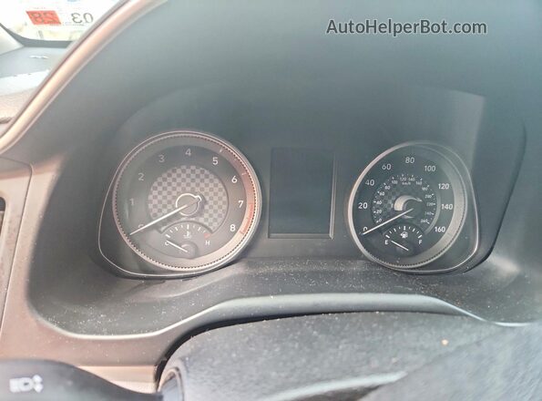 KMHD84LF0KU738907 2019 HYUNDAI ELANTRA Silver ხელსაწყოთა პანელის ხედი