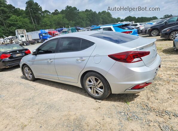 KMHD84LF0KU738907 2019 HYUNDAI ELANTRA Silver უკანა მარცხენა