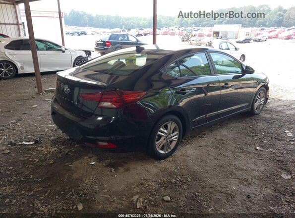 KMHD84LF0KU774046 2019 HYUNDAI ELANTRA Black Задня права чверть