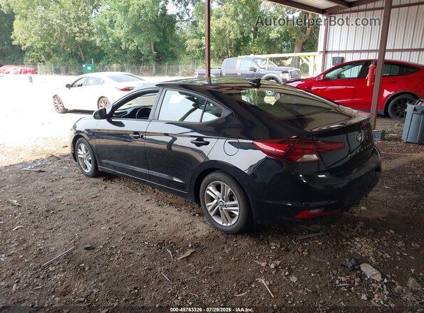 KMHD84LF0KU774046 2019 HYUNDAI ELANTRA Black Задня ліва чверть