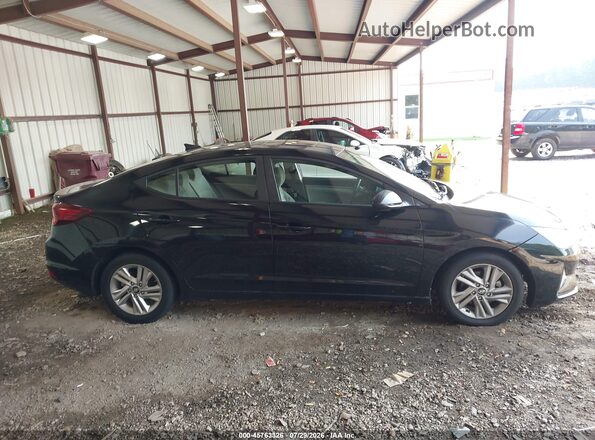 KMHD84LF0KU774046 2019 HYUNDAI ELANTRA Black Вид задньої частини салону