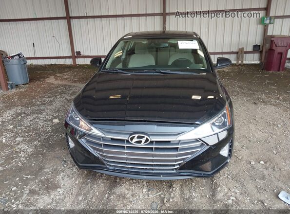 KMHD84LF0KU774046 2019 HYUNDAI ELANTRA Black Вид спереду
