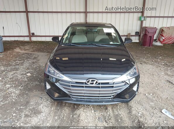 KMHD84LF0KU774046 2019 HYUNDAI ELANTRA Black Вид щитка приладів