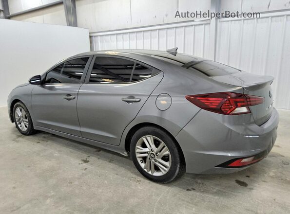 KMHD84LF0KU791980 2019 HYUNDAI ELANTRA Серебряный Задняя левая четверть