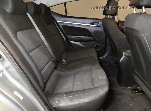 KMHD84LF0KU791980 2019 HYUNDAI ELANTRA Серебряный Вид задних сидений
