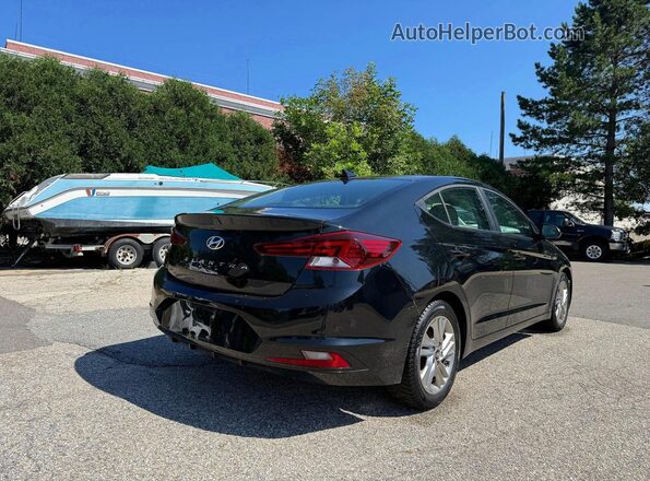 KMHD84LF0KU793227 2019 HYUNDAI ELANTRA Black Передня права чверть