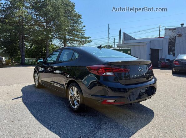 KMHD84LF0KU793227 2019 HYUNDAI ELANTRA Black Задня права чверть