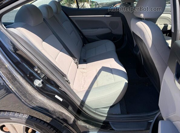 KMHD84LF0KU793227 2019 HYUNDAI ELANTRA Black Вид ззаду