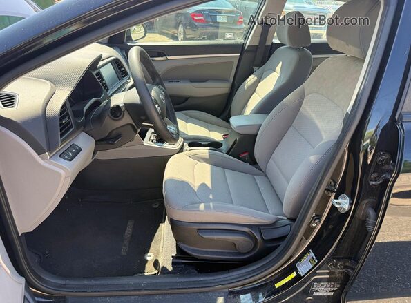 KMHD84LF0KU793227 2019 HYUNDAI ELANTRA Black Вид задньої частини салону