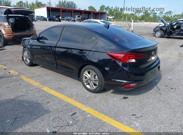 KMHD84LF0KU842975 2019 HYUNDAI ELANTRA Black Rear left