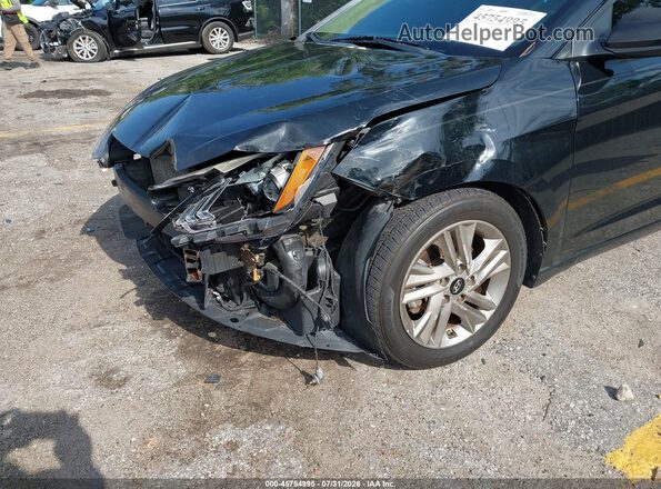 KMHD84LF0KU842975 2019 HYUNDAI ELANTRA Black Front view