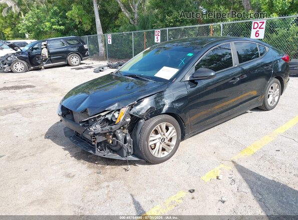 KMHD84LF0KU842975 2019 HYUNDAI ELANTRA Black Front left