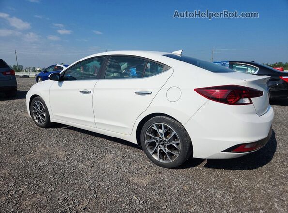 KMHD84LF0LU923055 2020 HYUNDAI ELANTRA White Հետևի ձախ