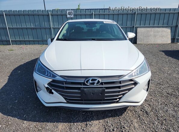 KMHD84LF0LU923055 2020 HYUNDAI ELANTRA White Դիմացի տեսք