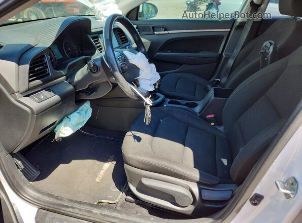 KMHD84LF0LU991095 2020 HYUNDAI ELANTRA White Vista interior delantera