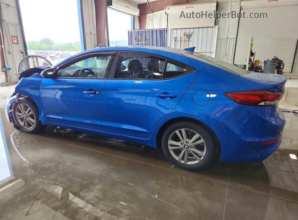 KMHD84LF1HU060628 2017 HYUNDAI ELANTRA Blue Tył lewy