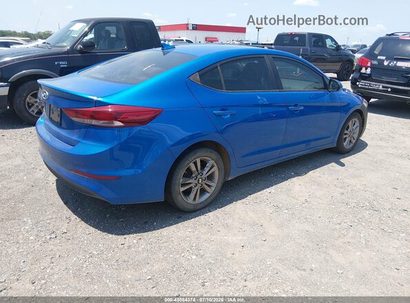 KMHD84LF1HU165489 2017 HYUNDAI ELANTRA Blue Rear right