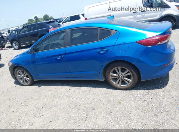 KMHD84LF1HU165489 2017 HYUNDAI ELANTRA Blue 360 interior view