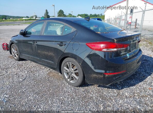 KMHD84LF1HU207031 2017 HYUNDAI ELANTRA Black Задня ліва чверть