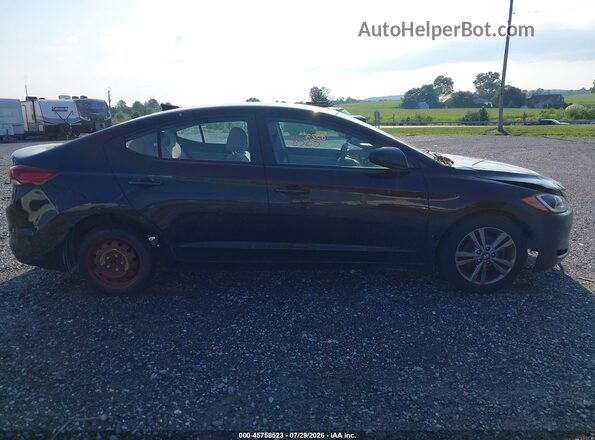 KMHD84LF1HU207031 2017 HYUNDAI ELANTRA Black Вид задньої частини салону