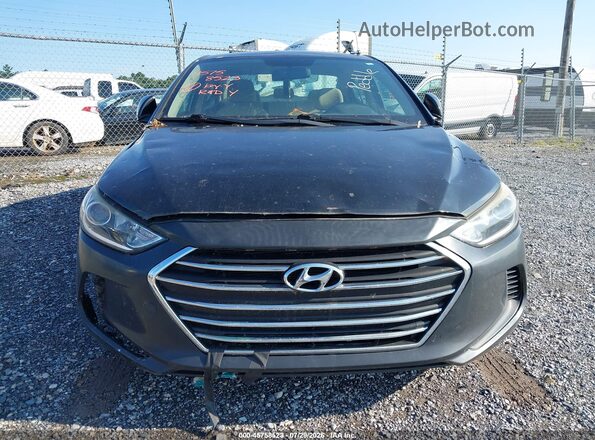 KMHD84LF1HU207031 2017 HYUNDAI ELANTRA Black Вид спереду