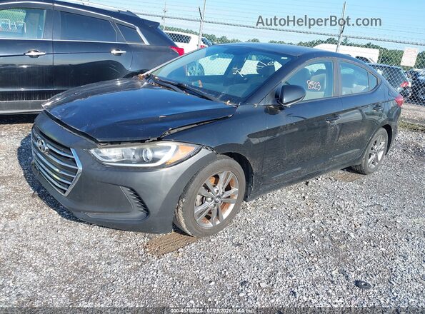 KMHD84LF1HU207031 2017 HYUNDAI ELANTRA Black Передня ліва чверть