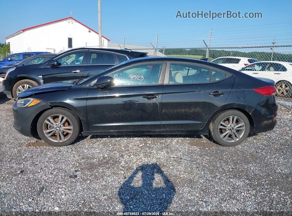 KMHD84LF1HU207031 2017 HYUNDAI ELANTRA Black Панорамний вид салону 360°