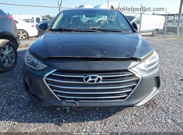 KMHD84LF1HU207031 2017 HYUNDAI ELANTRA Black Вид щитка приладів