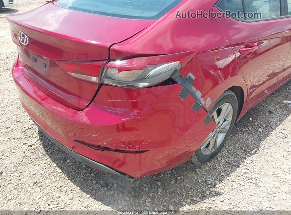 KMHD84LF1HU283400 2017 HYUNDAI ELANTRA Burgundy Դիմացի տեսք