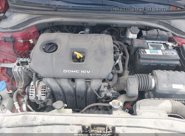 KMHD84LF1HU283400 2017 HYUNDAI ELANTRA Burgundy Հետևի տեսք