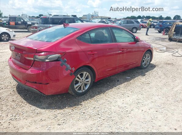 KMHD84LF1HU283400 2017 HYUNDAI ELANTRA Burgundy Հետևի աջ