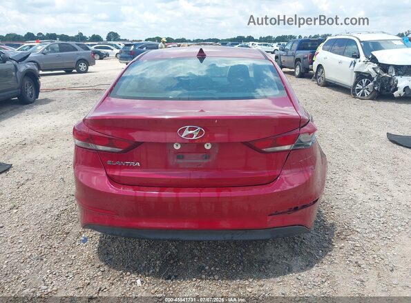 KMHD84LF1HU283400 2017 HYUNDAI ELANTRA Burgundy 