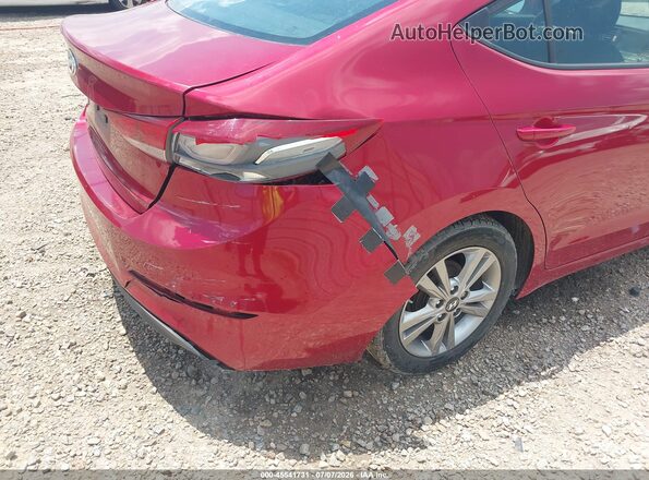 KMHD84LF1HU283400 2017 HYUNDAI ELANTRA Burgundy 